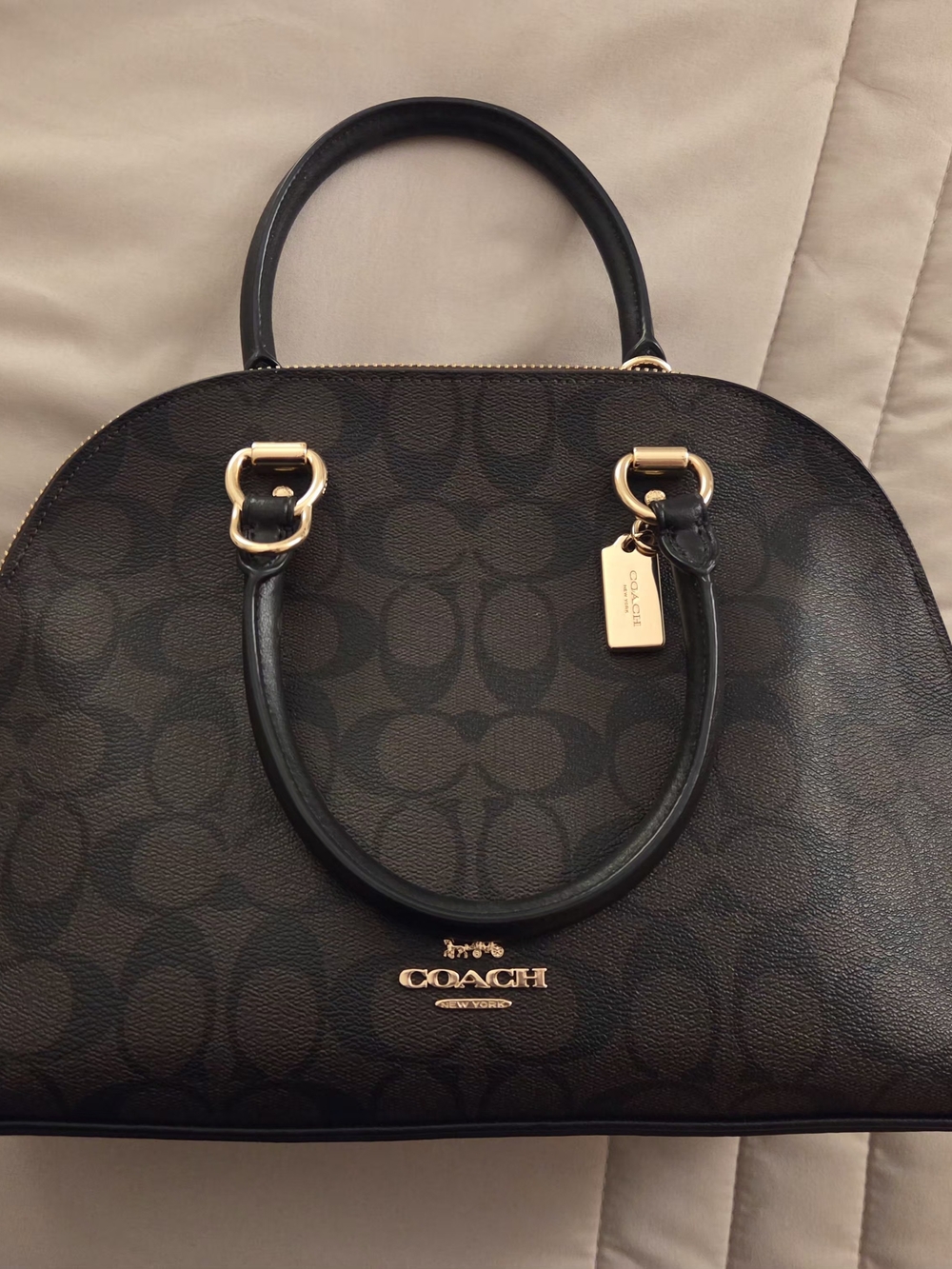 Coach Signature Dome Satchel (Style CP591)